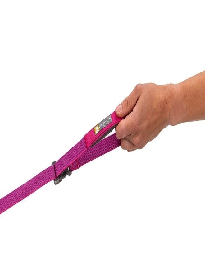 Ruffwear, Flagline Dog Leash, Lightweight Hands‑Free 6.5 ft Lead, Adjustable Waist‑Worn or Handheld, Lockable Swivel Crux Clip, Low‑Profile Pick‑Up Bag Stash Pocket, Alpenglow Pink - Image 3